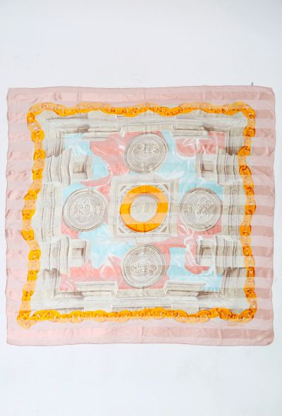 Céline Vintage Logo Chainlink Scarf - 1