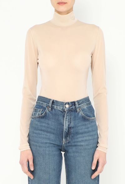 Prada 2023 Turtleneck Emblem Bodysuit - 1