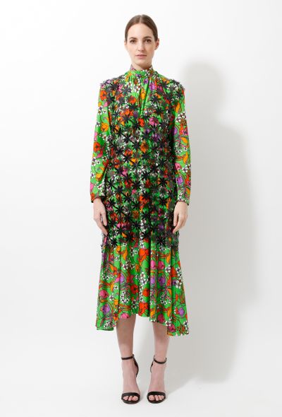 Paco Rabanne S/S 2019 Floral PVC Chainlink Tunic - 2