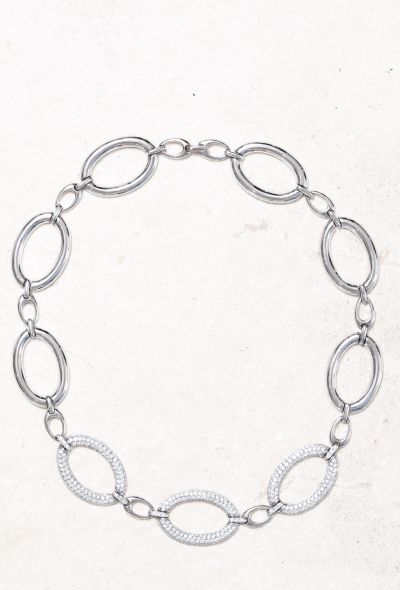 Vintage Fine Jewelry Victoria Casal 18k Gold & Diamond Choker - 1