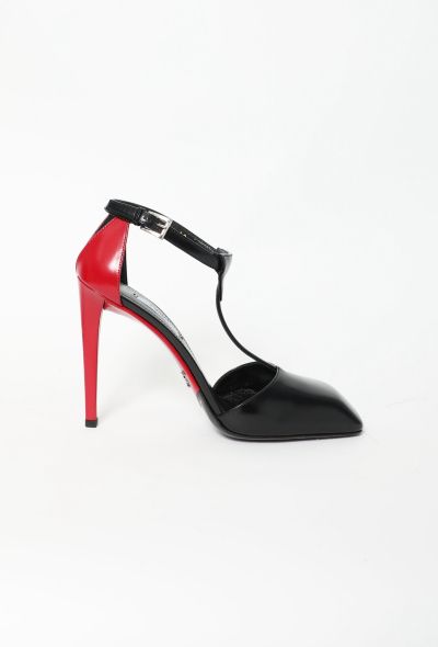 Prada 2014 Bicolor T-Strap Pumps - 1