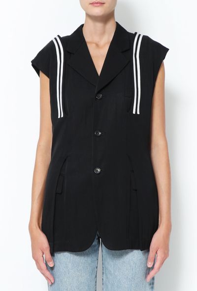 Comme des Garçons 1989 Layered Striped Vest - 1
