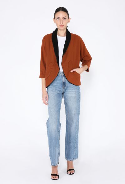 1920s Wool Twill Rounded Jacket - 1
