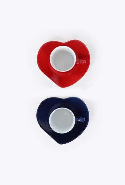 Saint Laurent Vintage Porcelain Heart Espresso Set - 1