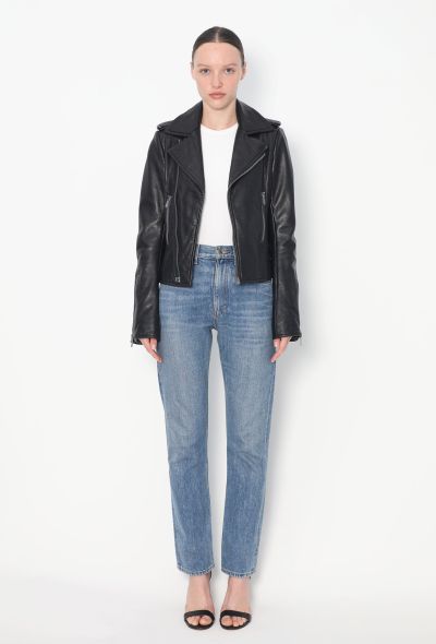 Balenciaga Classic Lambskin Biker Jacket - 2