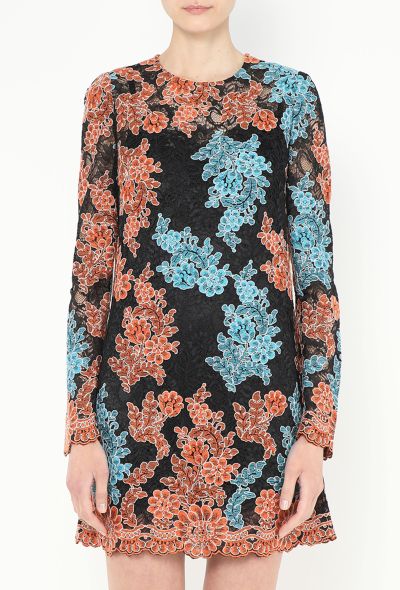 Dolce & Gabbana Floral Lace Shift Dress - 1