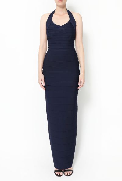Hervé Léger '90s Bandage Halter Dress - 2