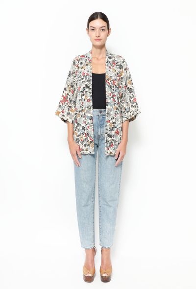 World Treasures Authentic Printed Crêpe Kimono - 2