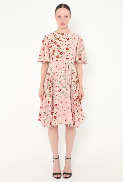 Valentino Pre-Fall 2017 Floral Belted Dress - 1