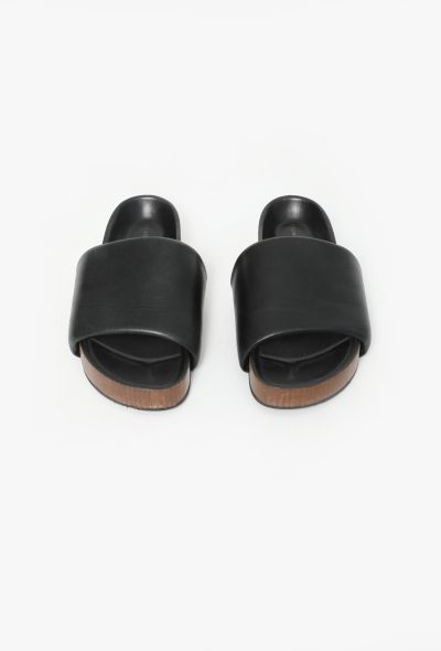 Céline 2014 Platform Wooden Slides - 2