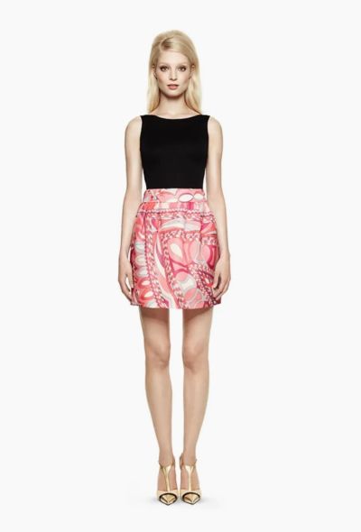 Emilio Pucci Resort 2012 Graphic Crêpe Tulip Dress - 2