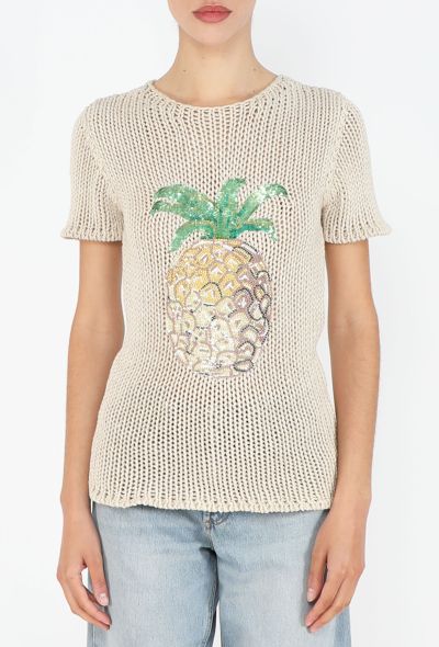 Chloé Pineapple Linen Top, 2001 - 1