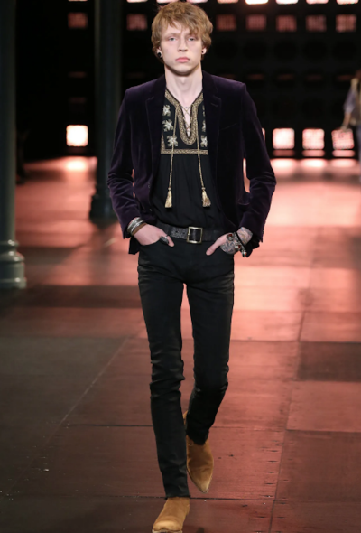 Saint Laurent S/S 2015 Tailored Velvet Blazer - 2