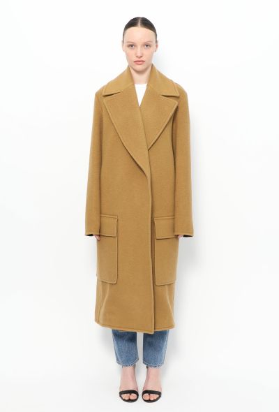 Céline Notched Camel Coat - 2