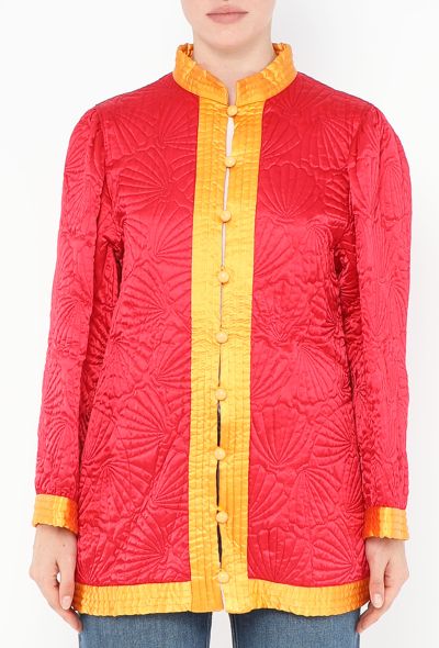 Saint Laurent Collector S/S 1979 Quilted Seashell Jacket - 1