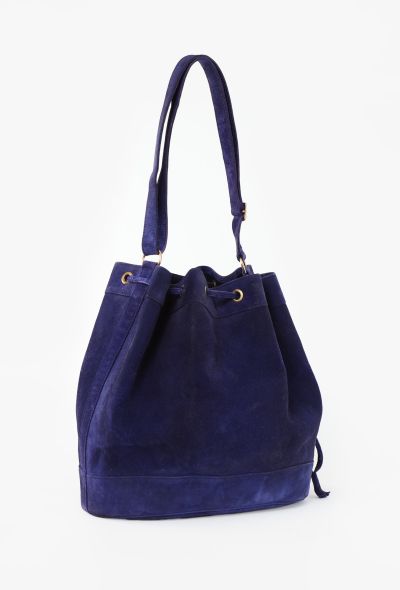 Hermès '80s Chèvre Velours Market Bag - 2