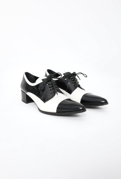 Prada 2018 Bicolor Leather Derbies - 2