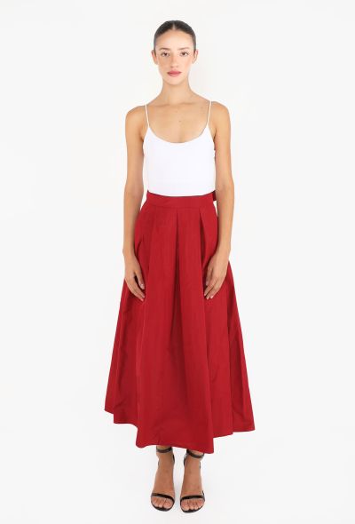 Dior Silk Faille Pleated Skirt - 1