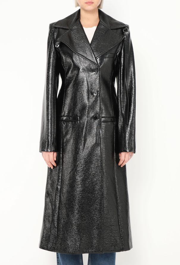 Courrèges 2024 Vinyl Buckle Trench Coat - 5