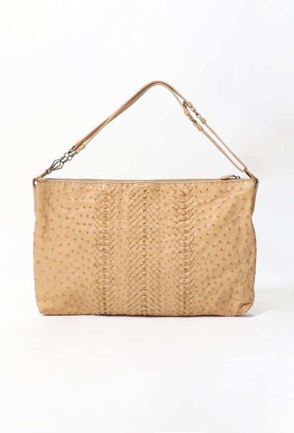 Bottega Veneta Ostrich Tote Bag - 1