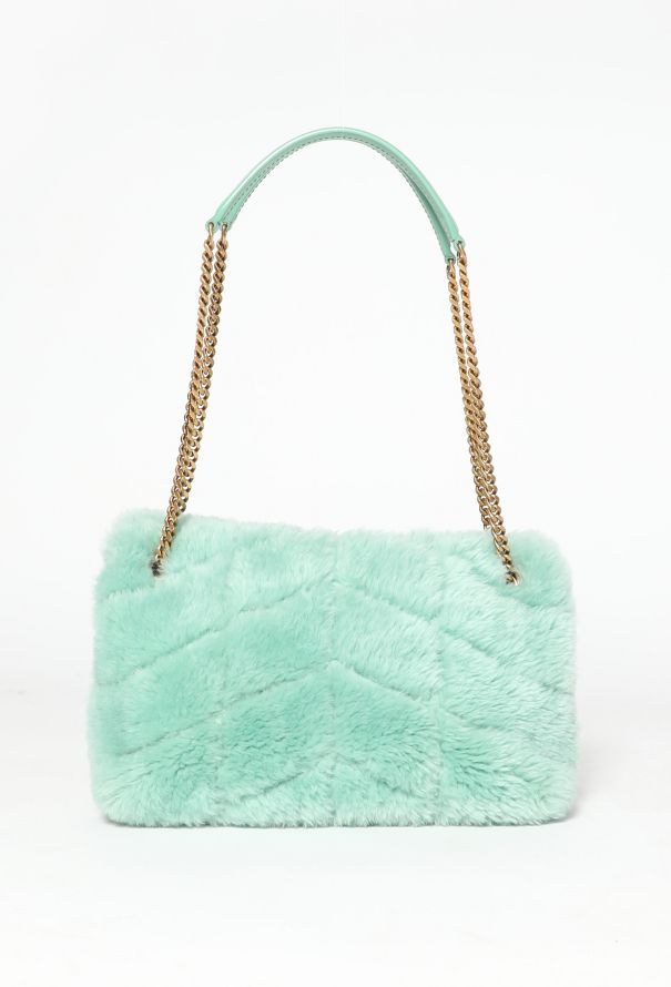 Saint Laurent 2021 Shearling Loulou Puffer Bag - 3