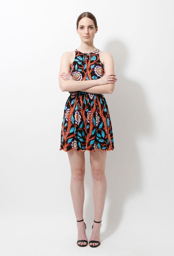 Louis Vuitton Resort 2015 Graphic Floral Dress - 6