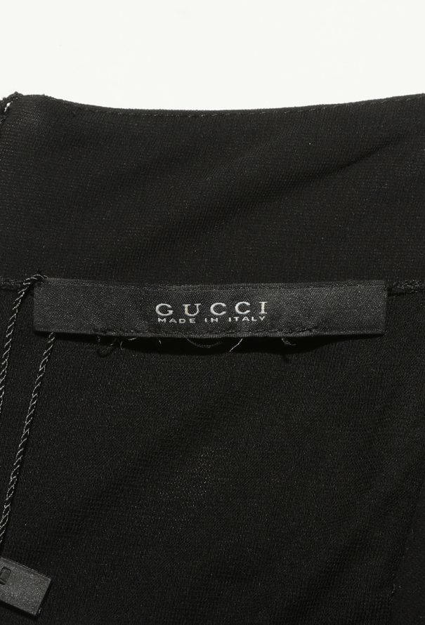 Gucci Embellished Chainlink Trim Dress - 4
