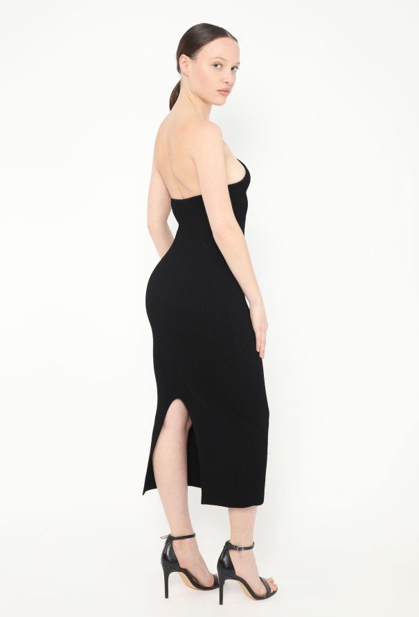 Khaite 2023 Ribbed Rumer Bodycon Dress - 4