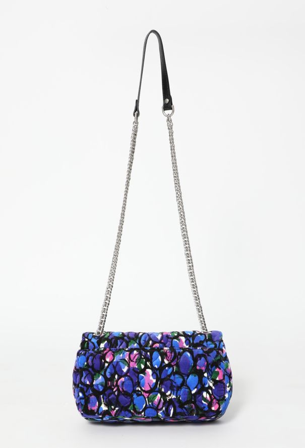 Balenciaga Velvet Floral BB Shoulder Bag - 3