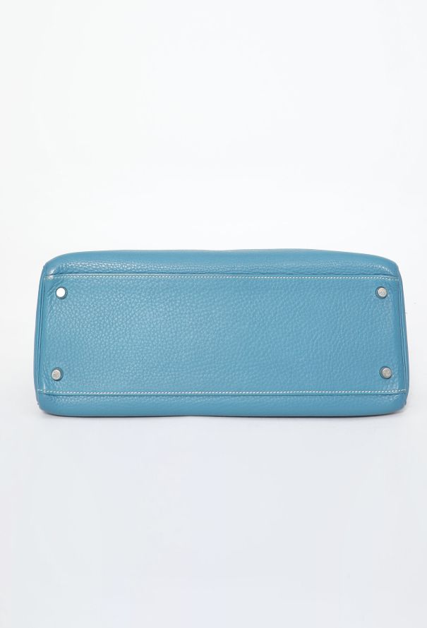 Hermès Bleu Jean Clemence Kelly Retourné 35 - 8