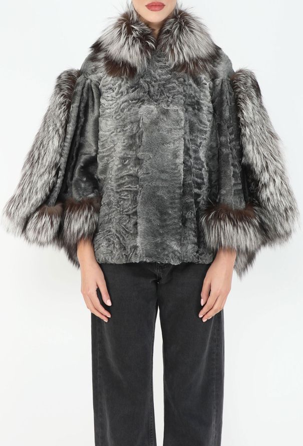 Dior RARE F/W 2007 Astrakhan Fox Fur Jacket - 4