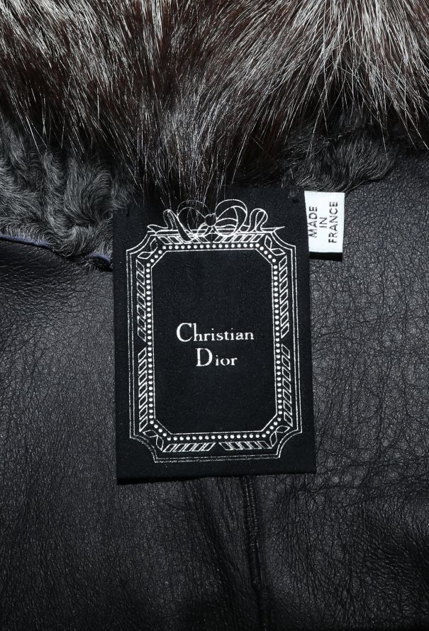 Dior RARE F/W 2007 Astrakhan Fox Fur Jacket - 8