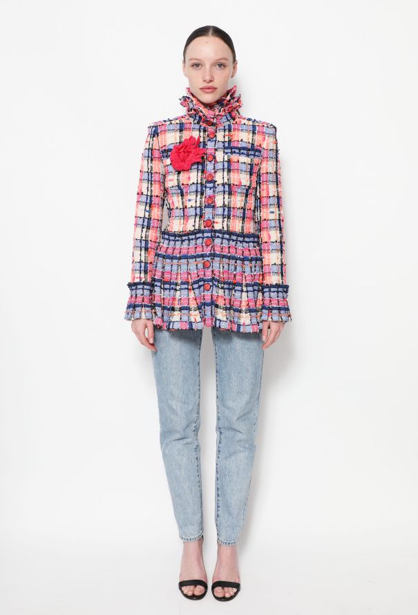 Chanel S/S 2020 Tweed Frock Jacket - 2