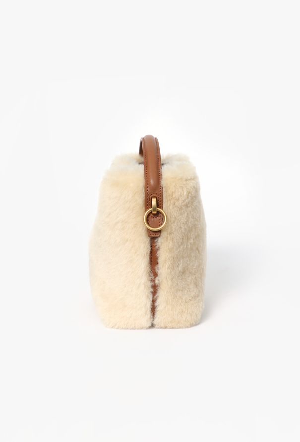 Saint Laurent Le 37 Shearling Bucket Bag - 7
