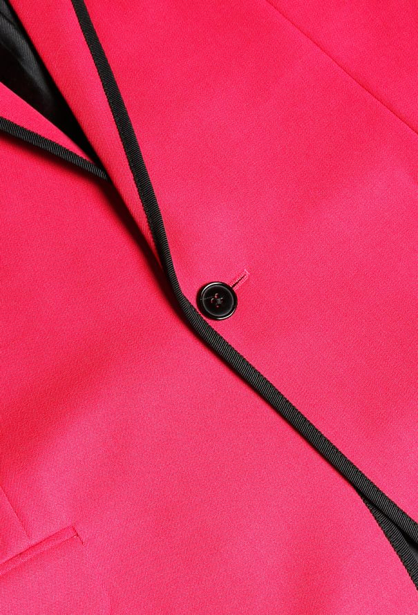 Saint Laurent S/S 2014 Notched Trim Blazer - 8