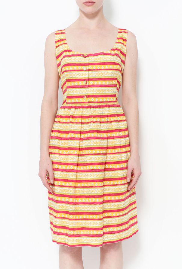 Prada Striped Cotton Dress - 2