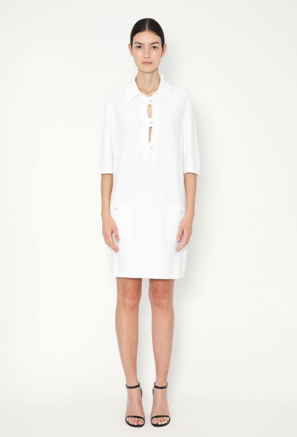 Chanel 2023 Terrycloth Polo Dress - 3