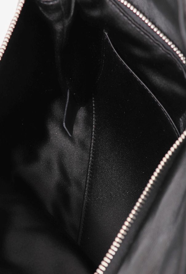 Chanel Black Iridescent Clutch With Chain - 12