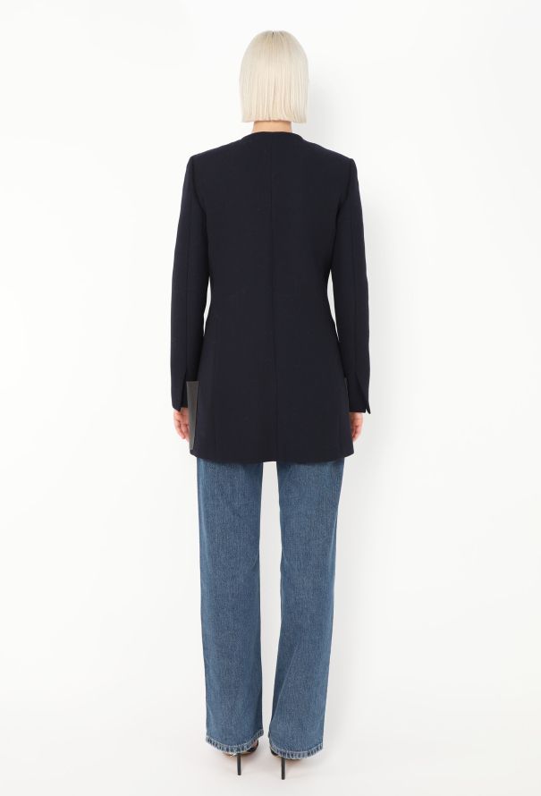 Céline F/W 2010 Leather Pocket Coat - 5