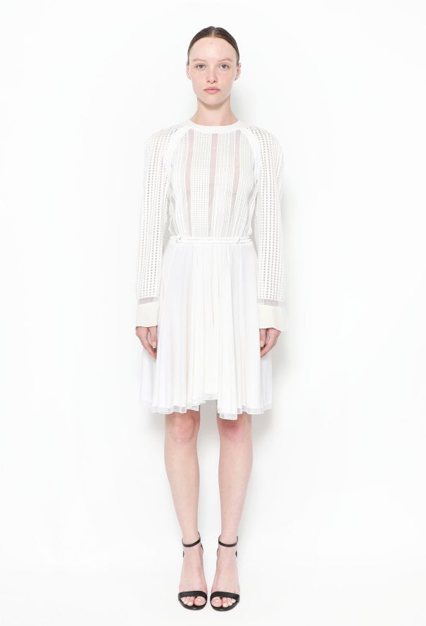 Louis Vuitton S/S 2015 Geometric Eyelet Dress - 1