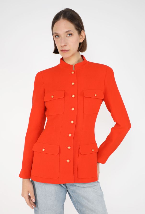 Chanel Tailored Military 'CC' Jacket, 1996 - 2