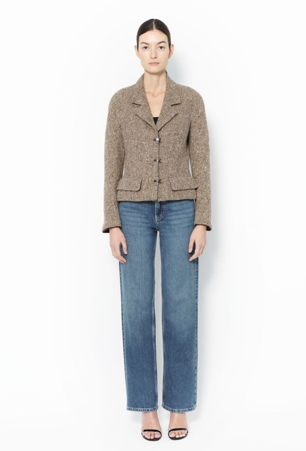 Chanel 1999 Lamé Tweed Jacket - 3