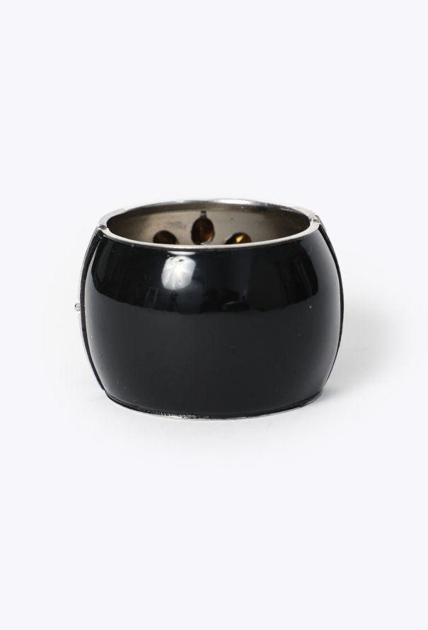 Chanel F/W 2003 Floral Enamel Cuff - 4