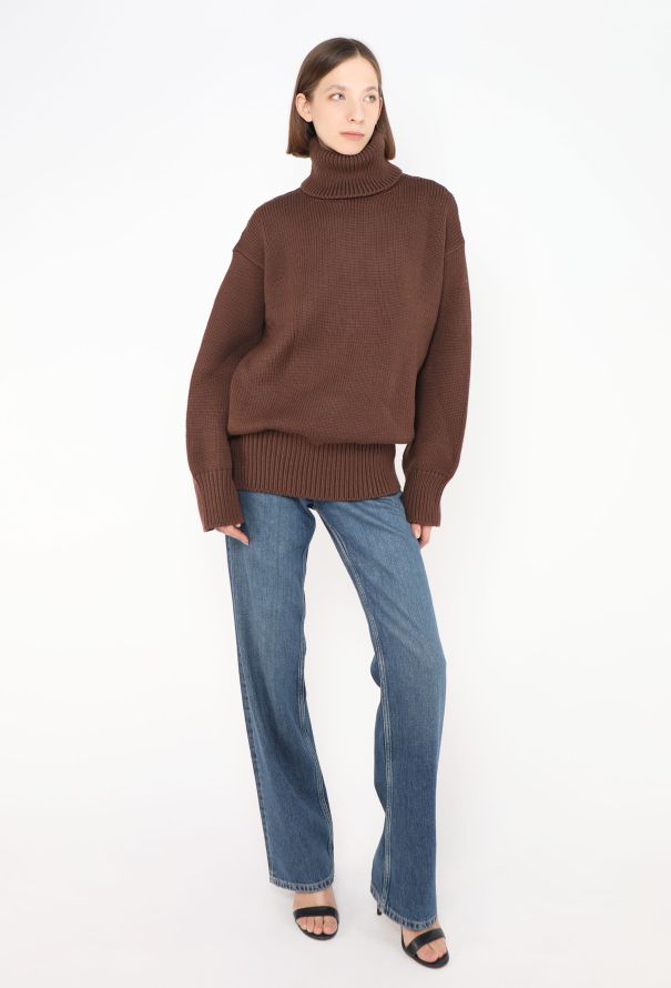 The Row 2021 Ludo Merino Turtleneck Sweater - 2
