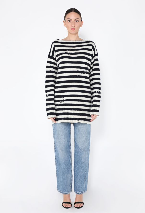 Dior 2019 Distressed Knit Pullover - 1