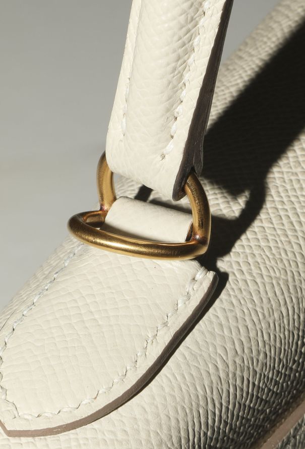Hermès Bespoke Craie Epsom Kelly Sellier 28 - 16