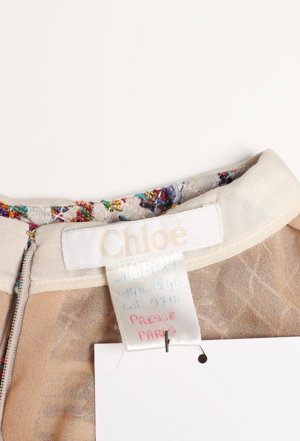 Chloé F/W 2014 Deconstructed Organza Tunic - 7