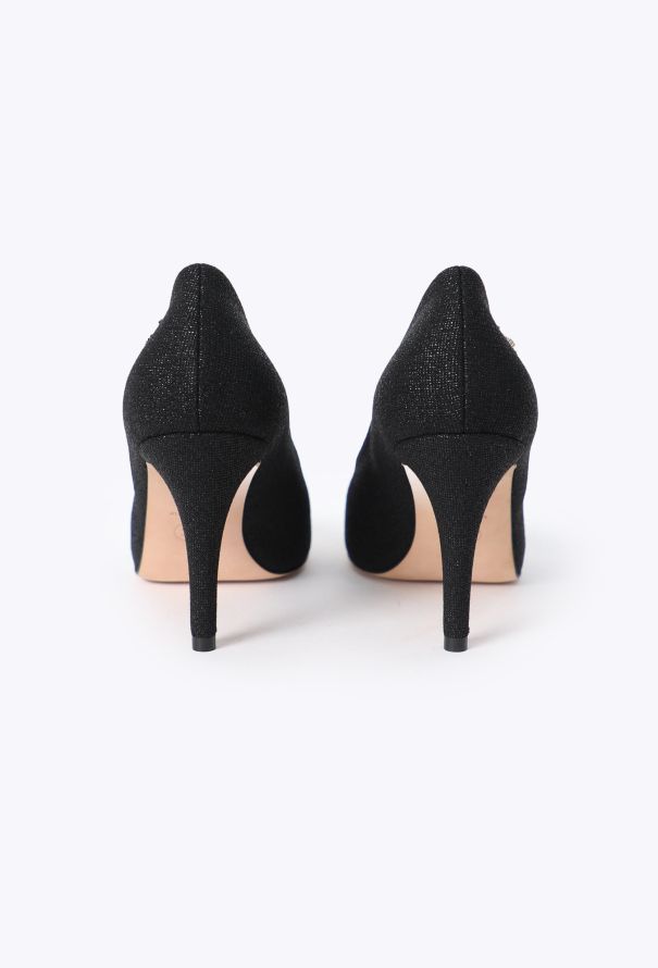 Chanel 2024 Iridescent 'CC' Toile Pumps - 4