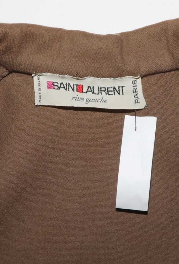 Saint Laurent Felted Flared Cape, 1970 - 6