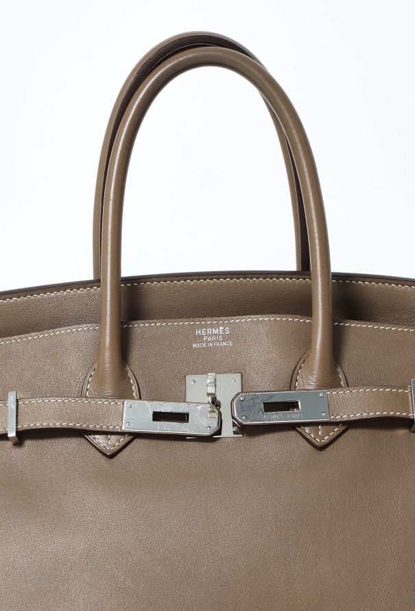 Hermès Etoupe Swift Birkin 35 - 16